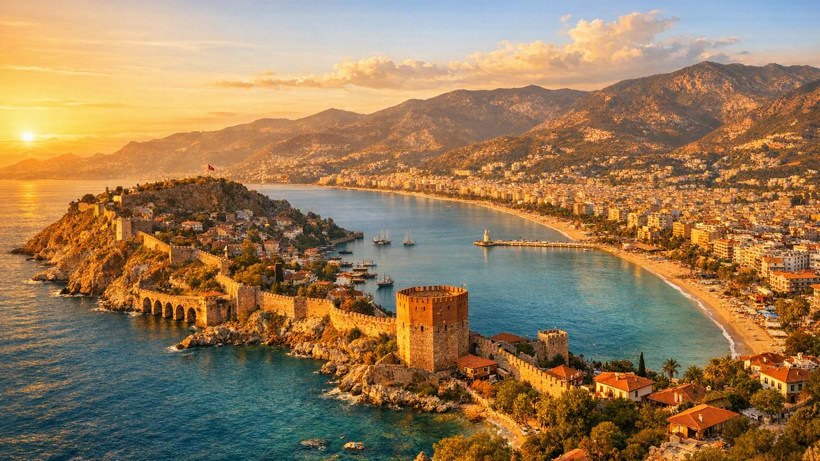 Alanya - restresa med flyg och hotell