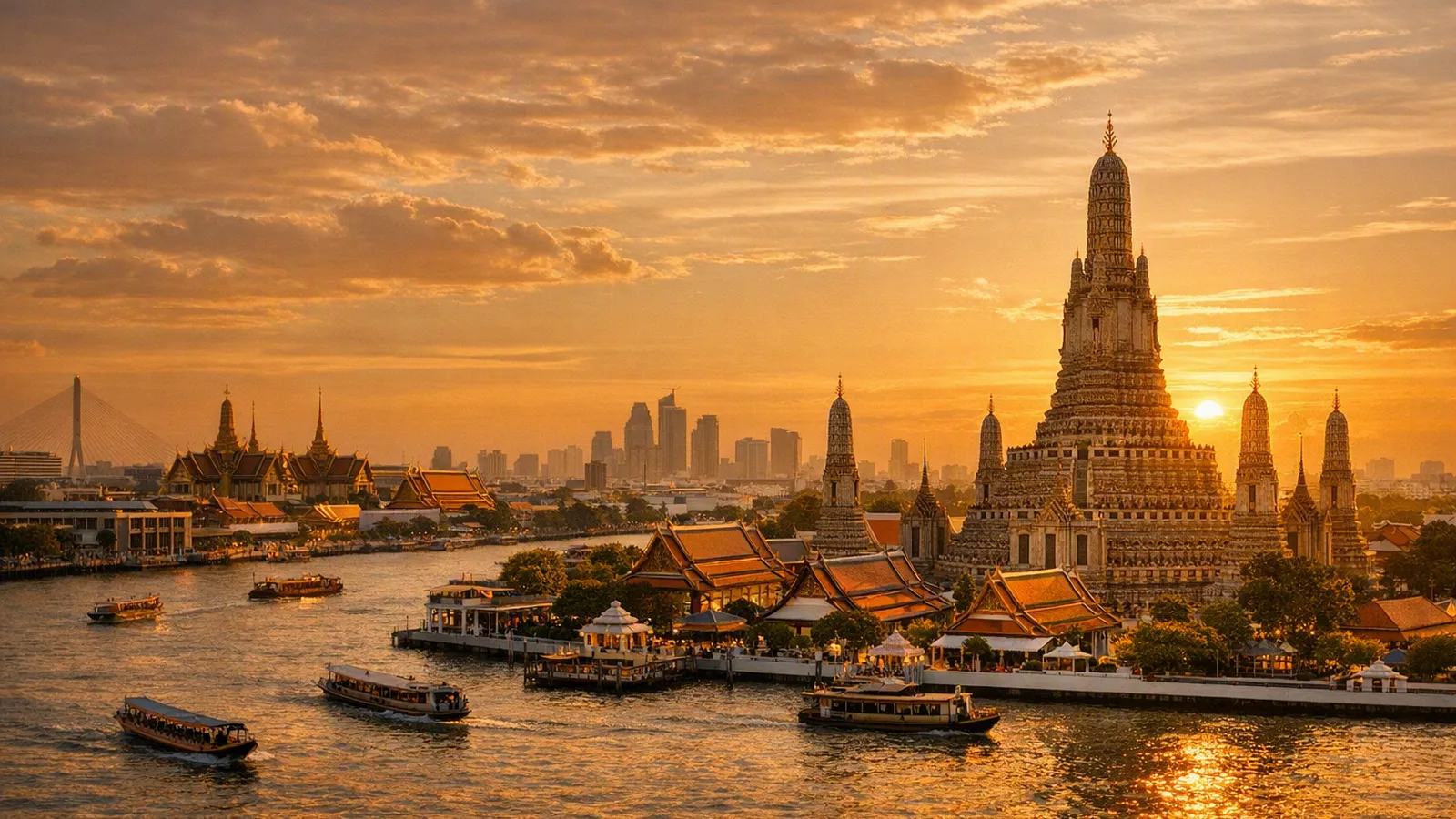 Bangkok - restresa med flyg och hotell