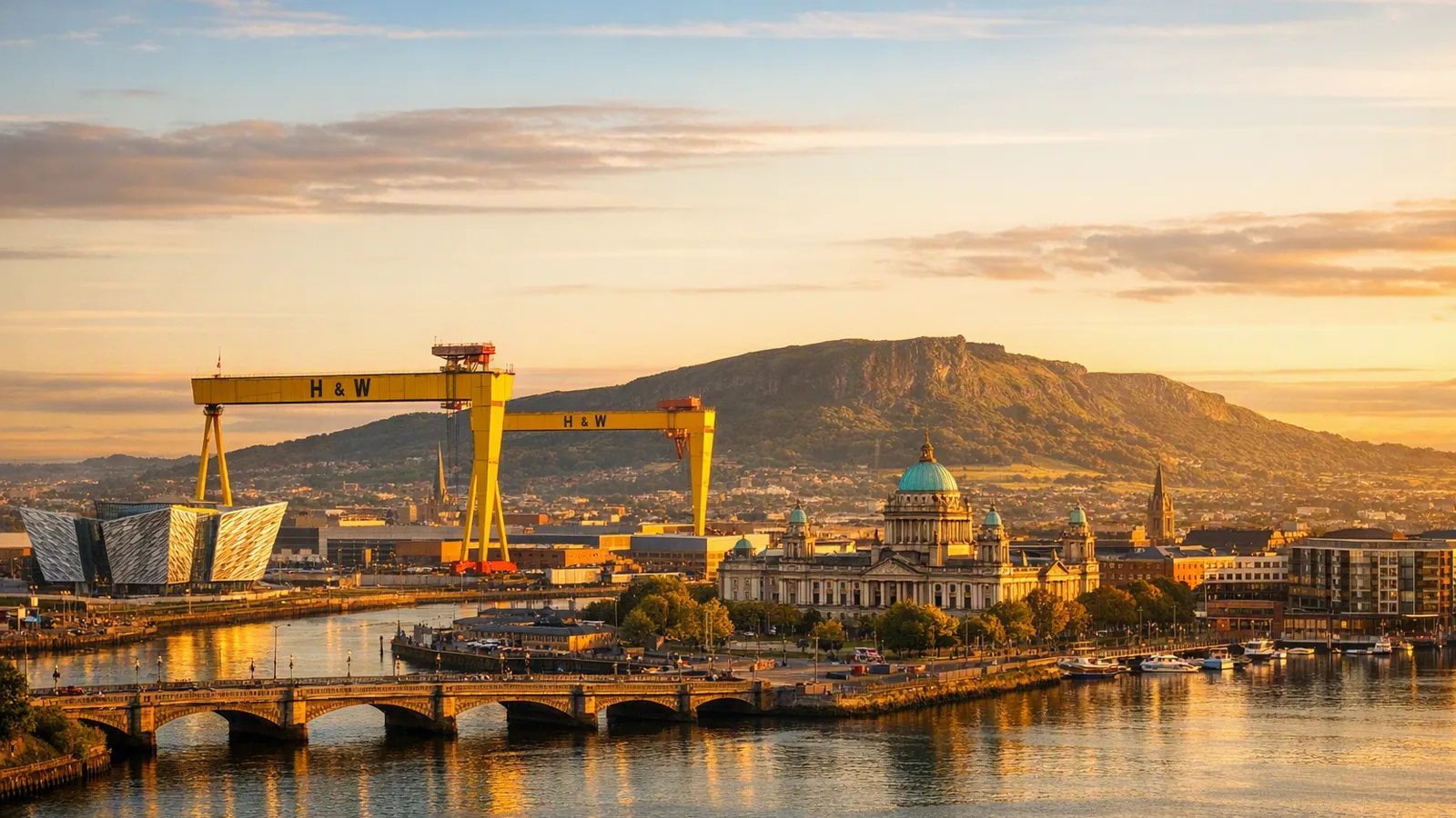 Belfast - restresa med flyg och hotell