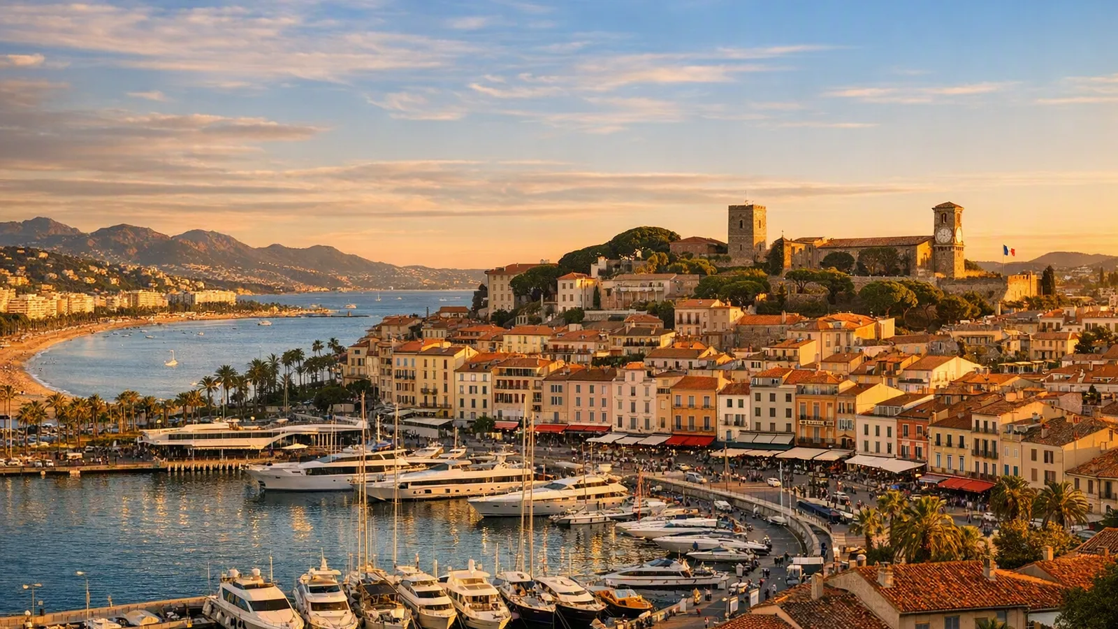 Cannes - restresa med flyg och hotell