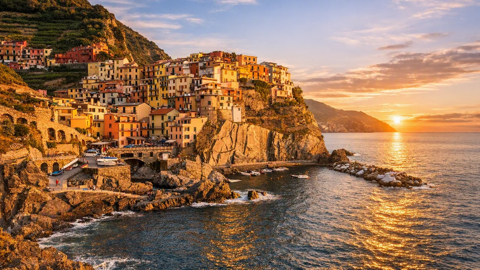 Cinque Terre med omnejd - restresa med flyg och hotell