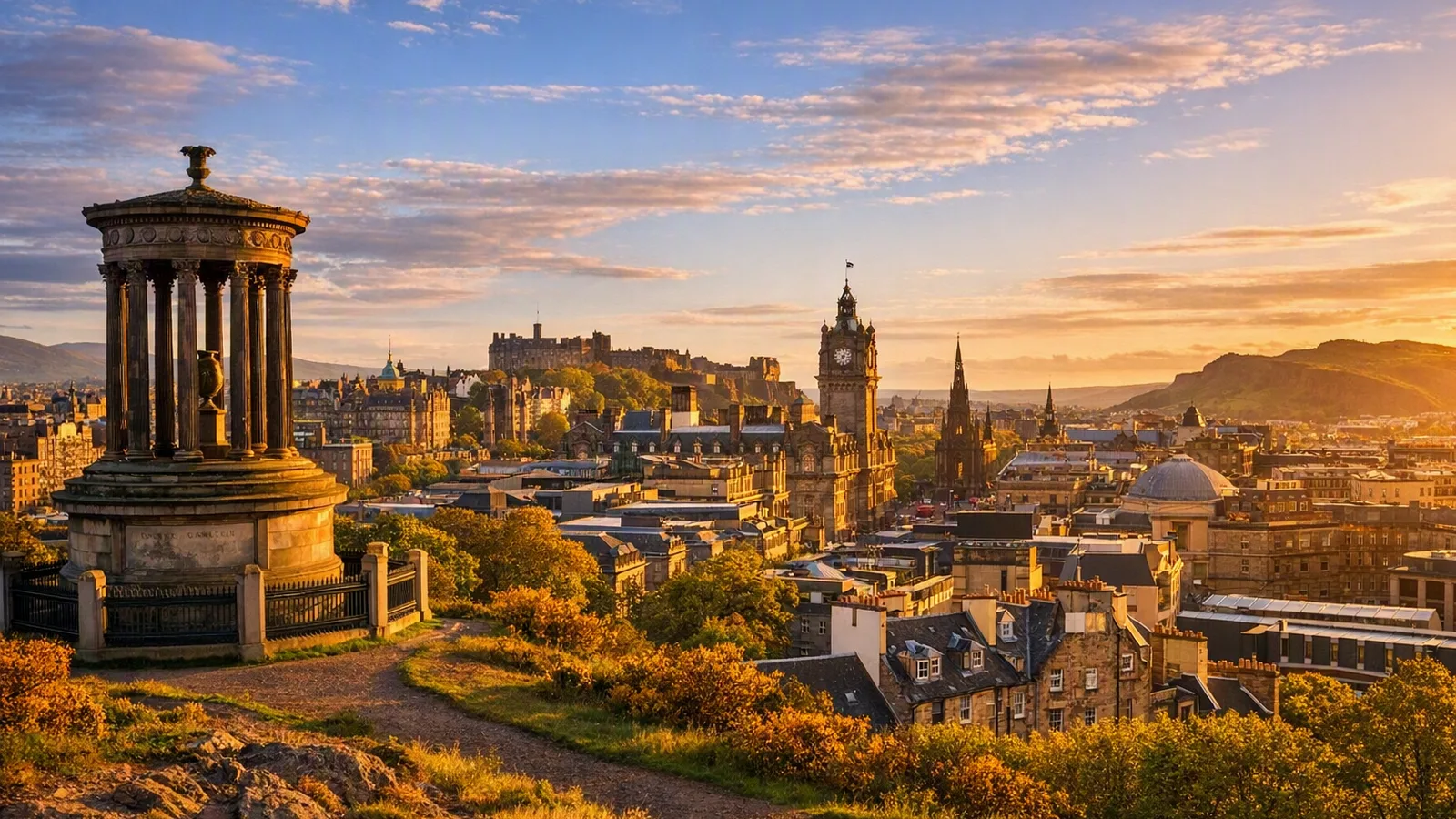 Edinburgh - restresa med flyg och hotell