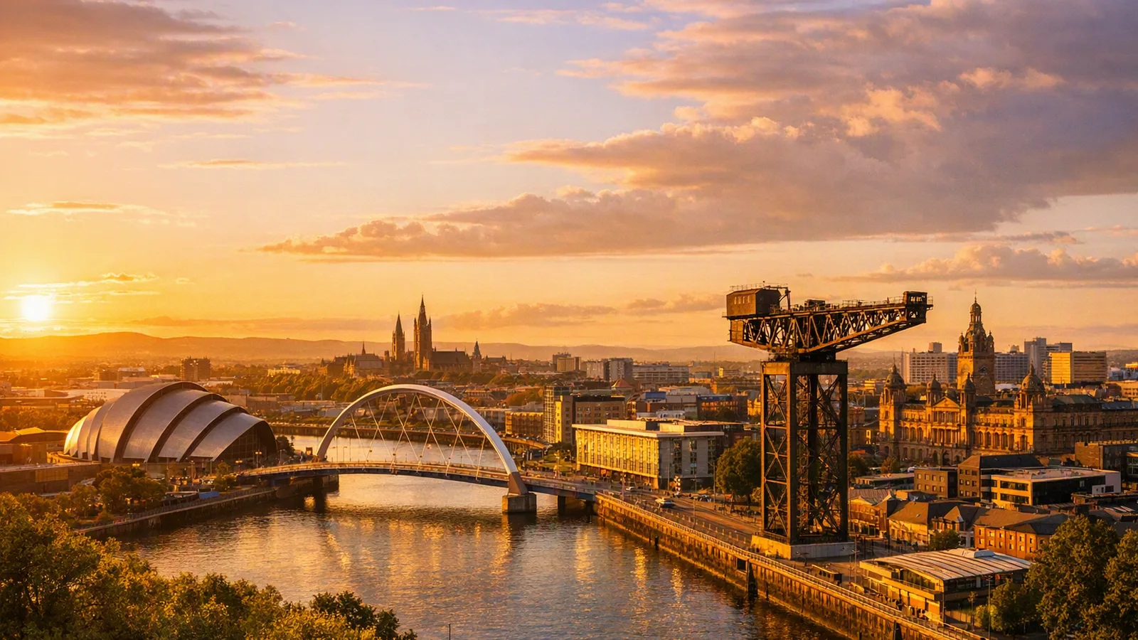 Glasgow - restresa med flyg och hotell