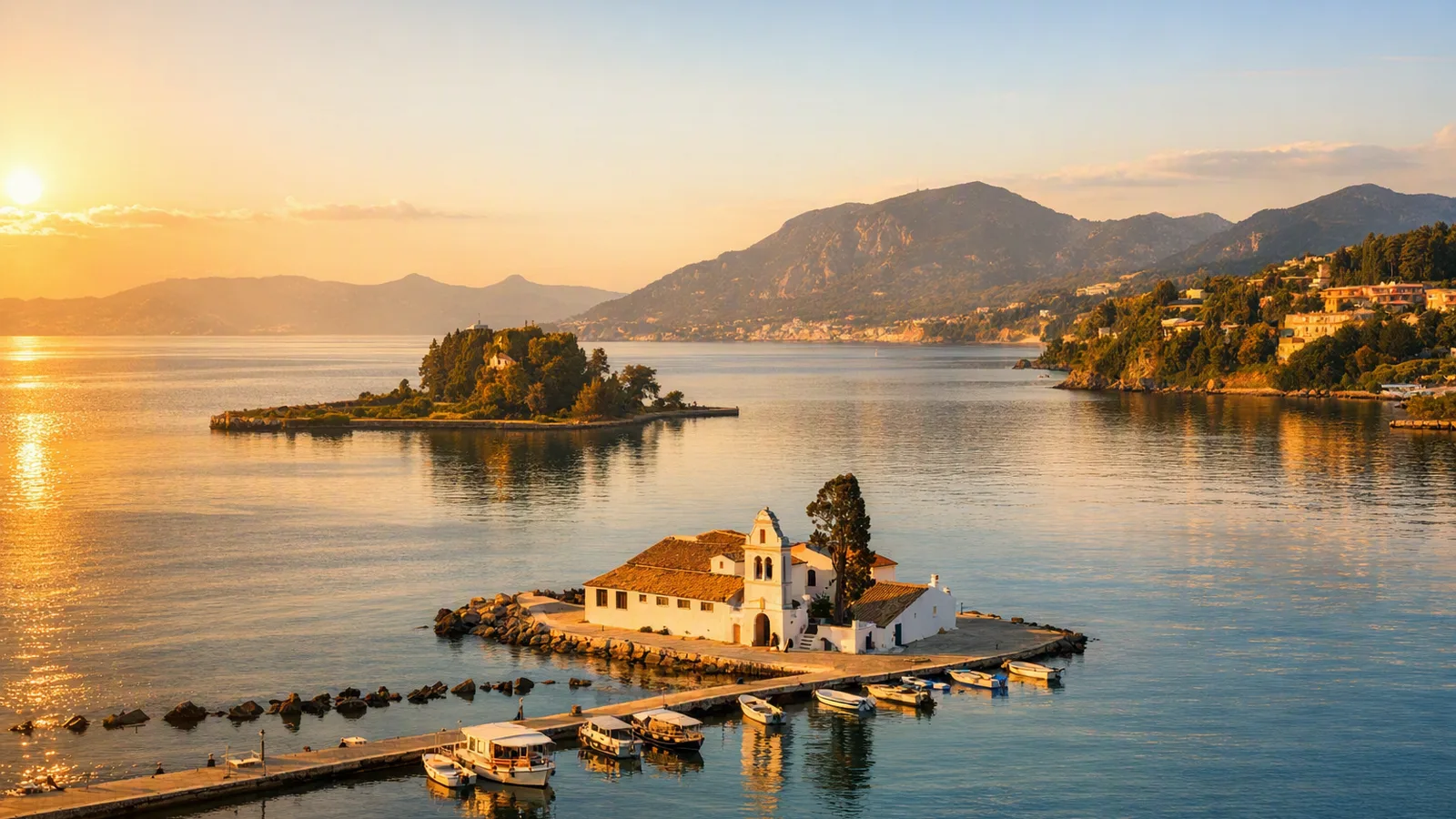 Korfu - restresa med flyg och hotell