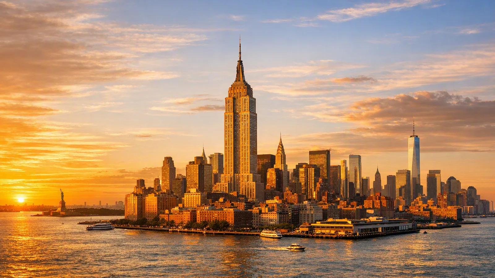 New York - restresa med flyg och hotell