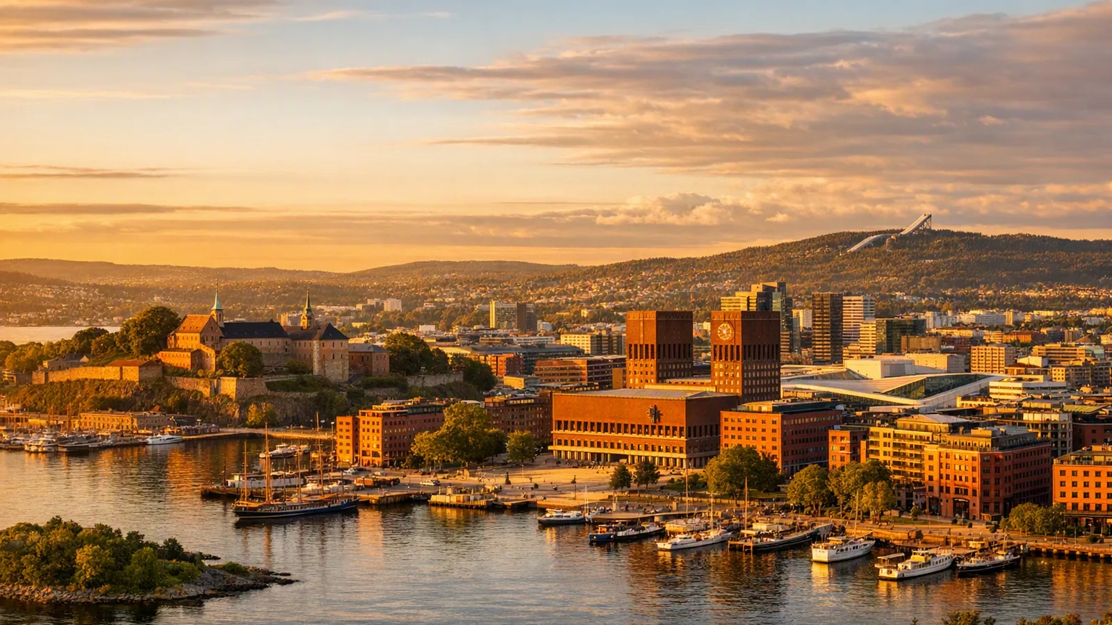 Oslo - restresa med flyg och hotell