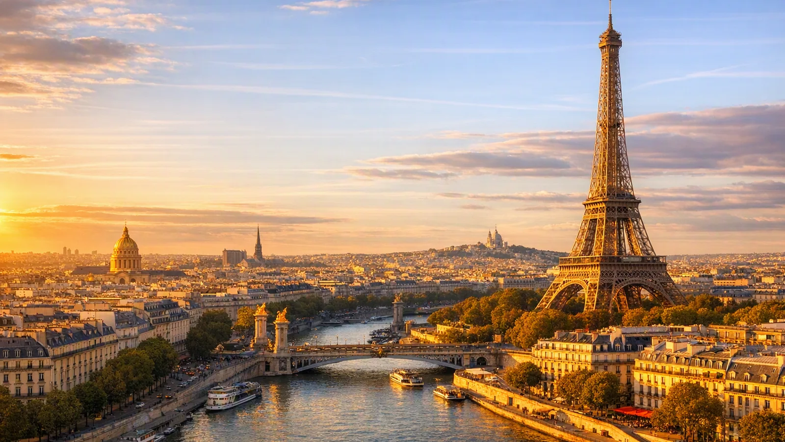 Paris - restresa med flyg och hotell